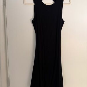 Lulu's Classic Black Backless Dress
